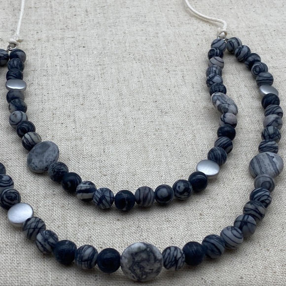 J. Jill NEW Stylish & Unique Jasper Cascading Necklace NWT - Picture 8 of 9